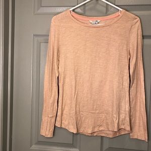 Boden peach long sleeve shirt
